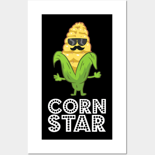 Corn Farmer Star With Sunglasses T-shirt Posters and Art